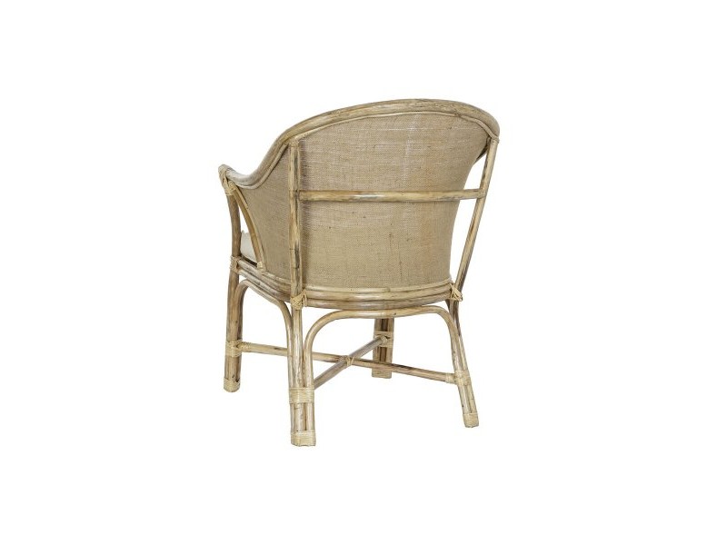 Градинско кресло DKD Home Decor Бял Кафяв 66 x 50 x 90 cm 63 x 66 x 88 cm 65 x 63 x 90 cm
