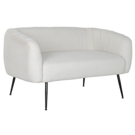 Фотьойл DKD Home Decor Черен Greige Пяна Дървен Метал Кадифе Scandi 129 x 75 x 73 cm