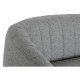 Фотьойл DKD Home Decor Черен Сив Пяна Дървен Метал Кадифе Scandi 129 x 75 x 73 cm