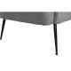 Фотьойл DKD Home Decor Черен Сив Пяна Дървен Метал Кадифе Scandi 129 x 75 x 73 cm