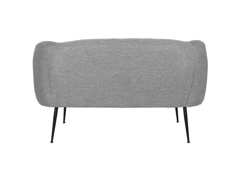 Фотьойл DKD Home Decor Черен Сив Пяна Дървен Метал Кадифе Scandi 129 x 75 x 73 cm