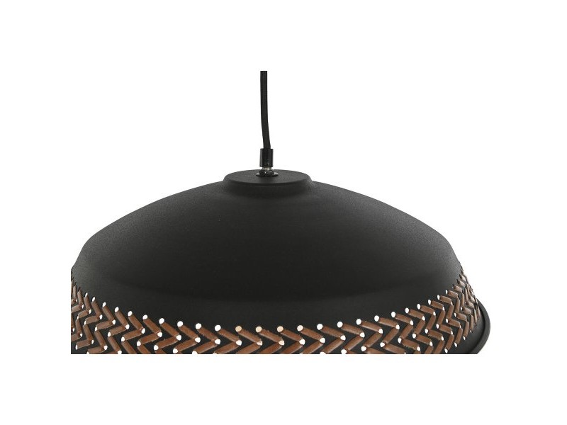 Полилей DKD Home Decor Кафяв Черен Сметана Метал 50 W 42 x 42 x 24 cm (2 броя)