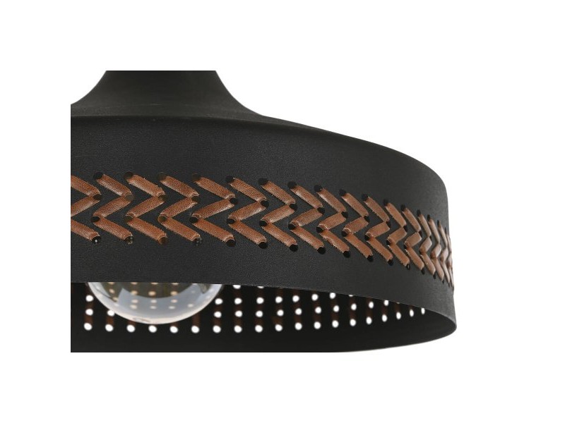 Полилей DKD Home Decor Кафяв Черен Сметана Метал 50 W 35 x 35 x 20 cm (2 броя)