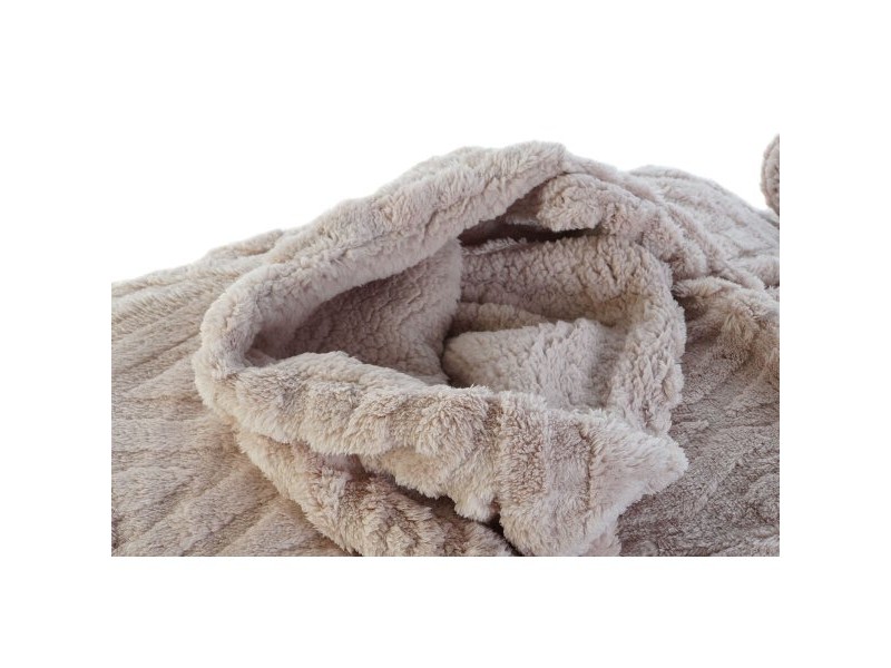 Одеяло DKD Home Decor Розов Ромб 150 x 200 x 1 cm
