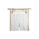 Градинско легло DKD Home Decor Бял Естествен 200 x 180 x 200 cm Градинско легло DKD Home Decor Бял Естествен 200 x 180 x 200 cm
