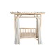 Градинско легло DKD Home Decor Бял Естествен 200 x 180 x 200 cm Градинско легло DKD Home Decor Бял Естествен 200 x 180 x 200 cm