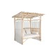 Градинско легло DKD Home Decor Бял Естествен 200 x 180 x 200 cm Градинско легло DKD Home Decor Бял Естествен 200 x 180 x 200 cm