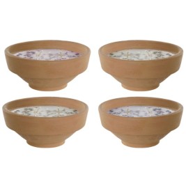 Ароматизирана Свещ DKD Home Decor Естествен Cottage 250 g (4 броя)