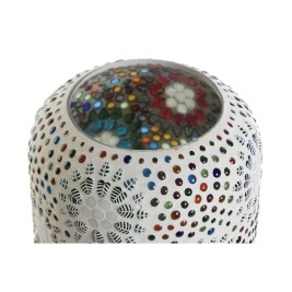 Настолна лампа DKD Home Decor Бял Многоцветен Алуминий Кристал 40 W 220 V 15 x 15 x 18 cm
