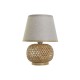 Настолна лампа DKD Home Decor Кафяв Естествен Бамбук 50 W 220 V 24 x 24 x 34 cm