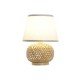 Настолна лампа DKD Home Decor Кафяв Естествен Бамбук 50 W 220 V 24 x 24 x 34 cm