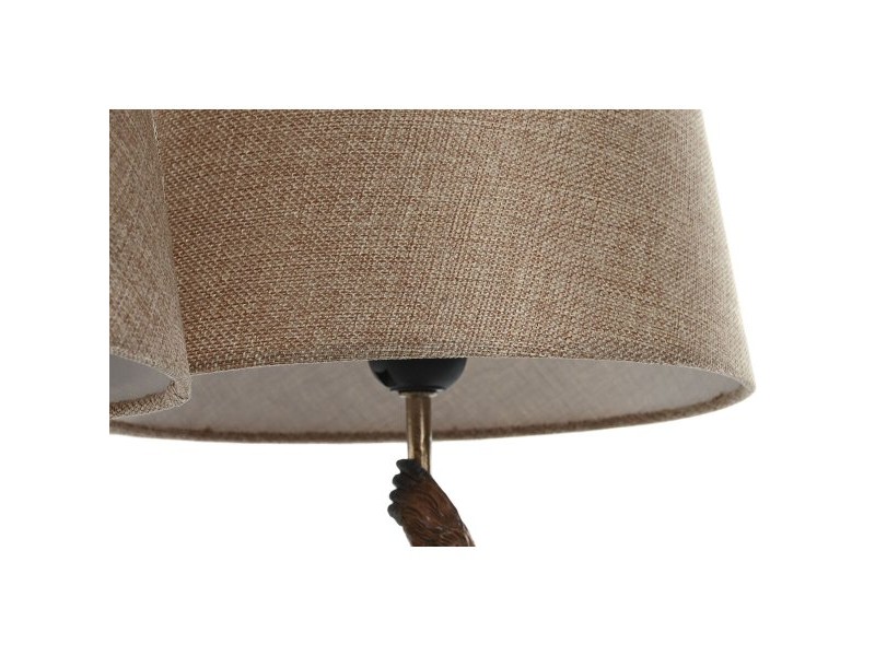 Настолна лампа Home ESPRIT Кафяв Метал Смола 50 W 220 V 26 x 26 x 53,5 cm (2 броя)