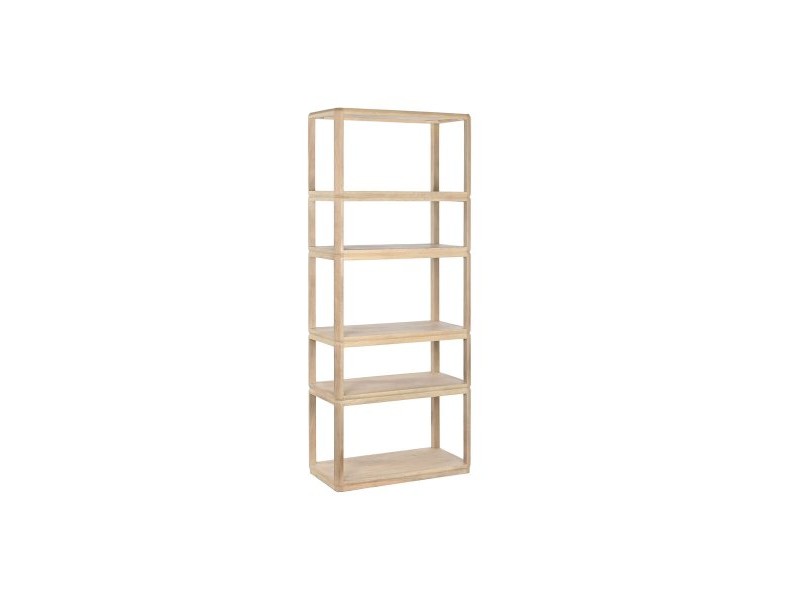 Лавица Home ESPRIT Естествен Дърво манго 80 x 40 x 200 cm