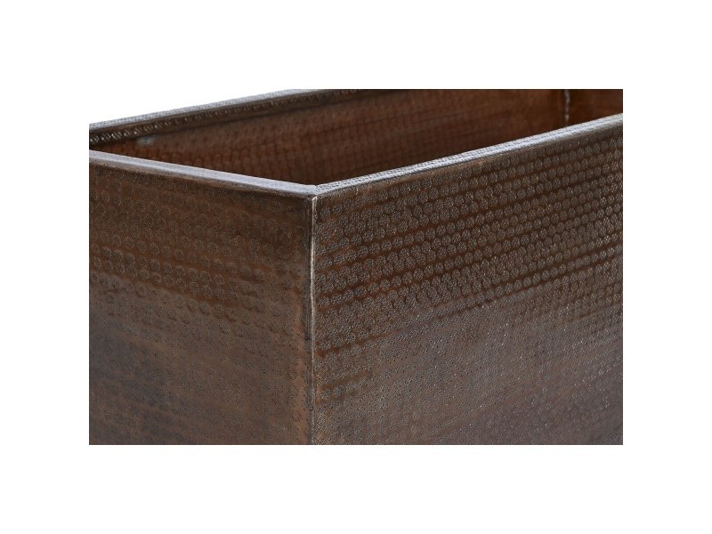 Комплект саксии Home ESPRIT Златен Алуминий 100 x 43 x 40 cm