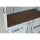 Лавица Home ESPRIT цвят тюркоаз Небесно синьо Метал Дървен MDF 87 x 44 x 168,5 cm
