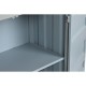 Лавица Home ESPRIT цвят тюркоаз Небесно синьо Метал Дървен MDF 87 x 44 x 168,5 cm
