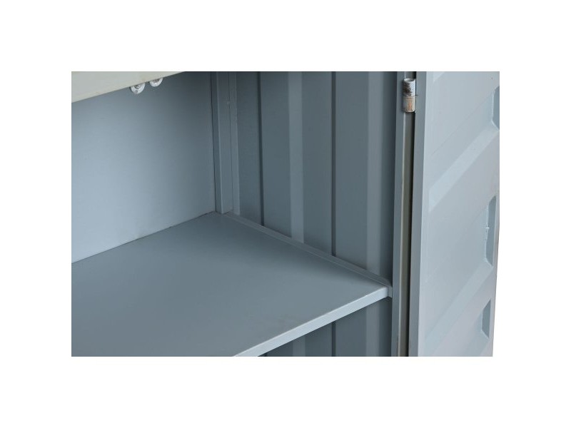 Лавица Home ESPRIT цвят тюркоаз Небесно синьо Метал Дървен MDF 87 x 44 x 168,5 cm