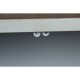 Лавица Home ESPRIT цвят тюркоаз Небесно синьо Метал Дървен MDF 87 x 44 x 168,5 cm