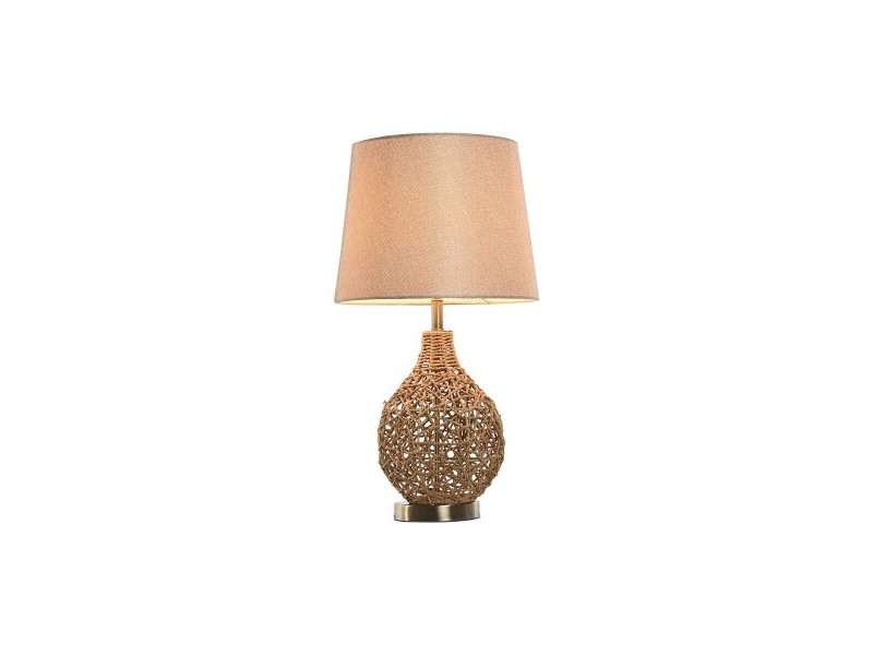Настолна лампа Home ESPRIT Кафяв Бежов Златен Естествен 50 W 220 V 33 x 33 x 60 cm