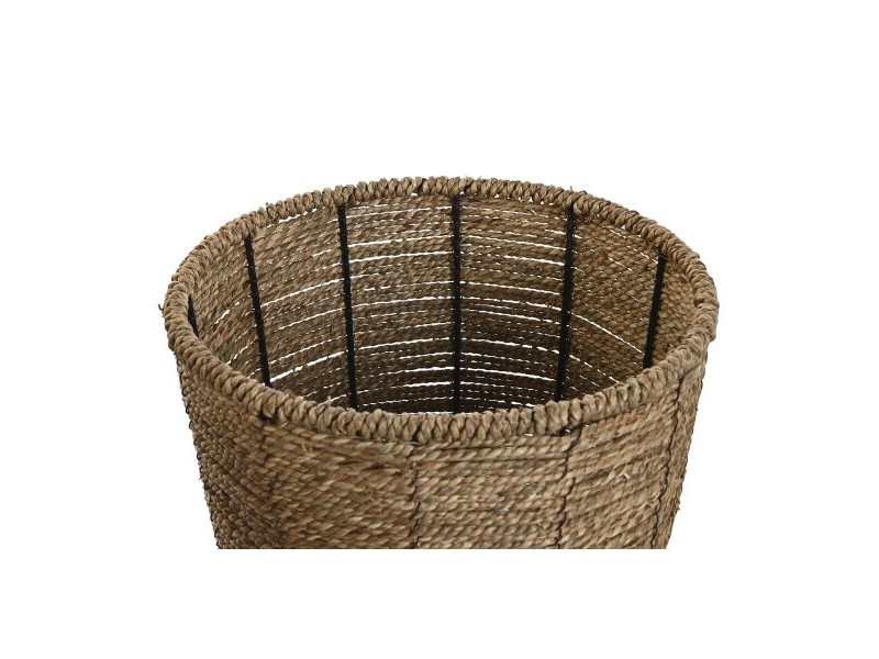 Комплект саксии Home ESPRIT Кафяв влакно Тропически 31 x 31 x 24 cm Комплект саксии Home ESPRIT Кафяв влакно Тропически 31 x 31 x 24 cm