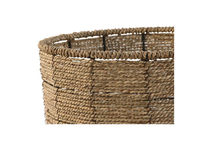 Комплект саксии Home ESPRIT Кафяв влакно Тропически 31 x 31 x 24 cm Комплект саксии Home ESPRIT Кафяв влакно Тропически 31 x 31 x 24 cm