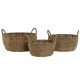 Комплект саксии Home ESPRIT Кафяв Метал влакно Тропически 34 x 33 x 15 cm Комплект саксии Home ESPRIT Кафяв Метал влакно Тропически 34 x 33 x 15 cm