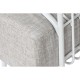 Фотьойл Home ESPRIT Бял Бежов Метал 180 x 66 x 66 cm
