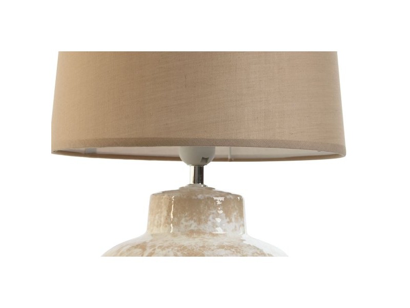 Настолна лампа Home ESPRIT Кафяв Бежов Каменинов 50 W 220 V 30 x 30 x 44 cm