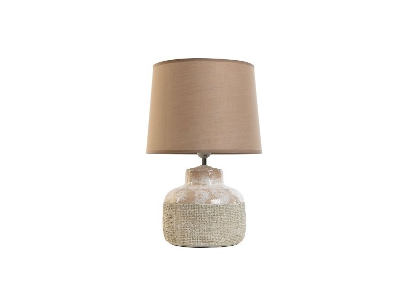 Настолна лампа Home ESPRIT Кафяв Бежов Каменинов 50 W 220 V 30 x 30 x 44 cm