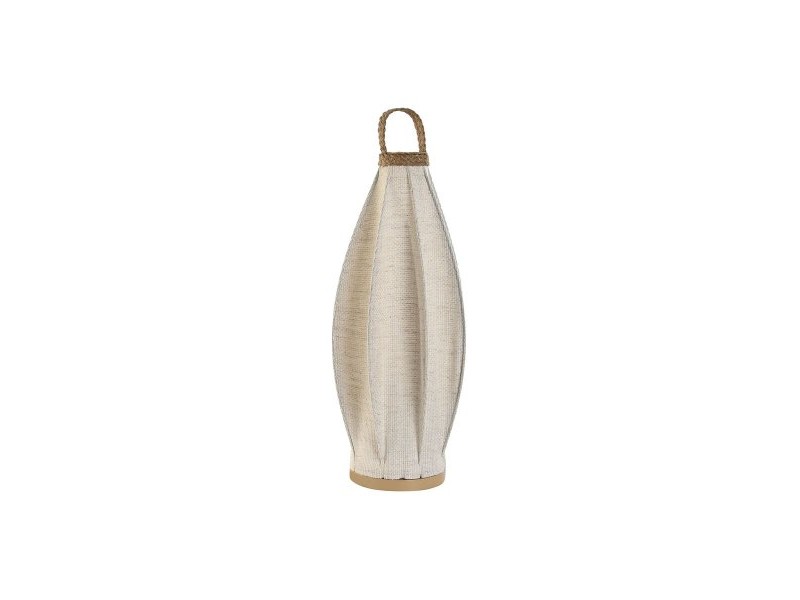 Настолна лампа Home ESPRIT Кафяв лен Метал Въже 25 x 25 x 60 cm