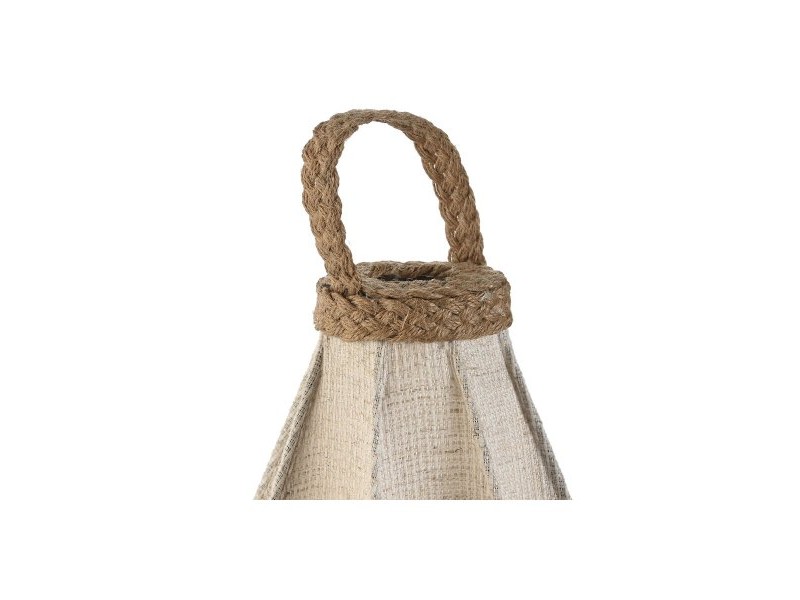 Настолна лампа Home ESPRIT Кафяв лен Метал Въже 25 x 25 x 60 cm