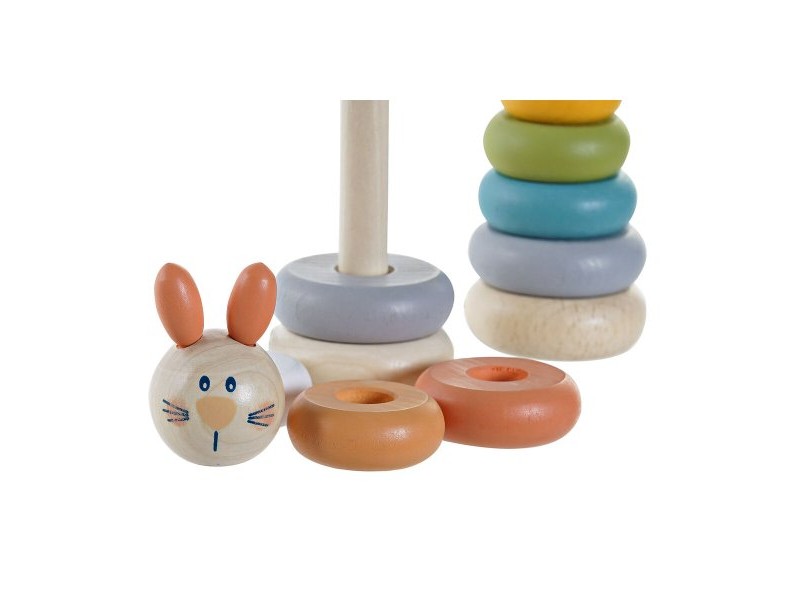 Образователна Игра Home ESPRIT 5,5 x 5,5 x 14 cm Животни (2 броя) Образователна Игра Home ESPRIT 5,5 x 5,5 x 14 cm Животни (2 броя)