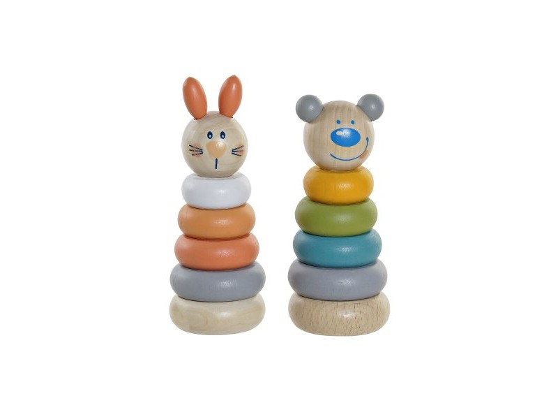 Образователна Игра Home ESPRIT 5,5 x 5,5 x 14 cm Животни (2 броя) Образователна Игра Home ESPRIT 5,5 x 5,5 x 14 cm Животни (2 броя)