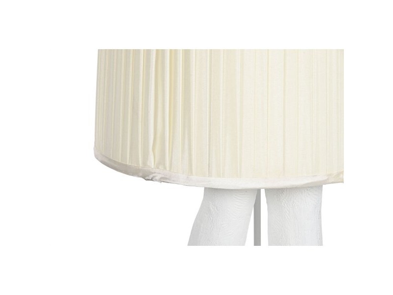 Лампион Home ESPRIT Бял Смола 50 W 220 V 46 x 41 x 137,5 cm