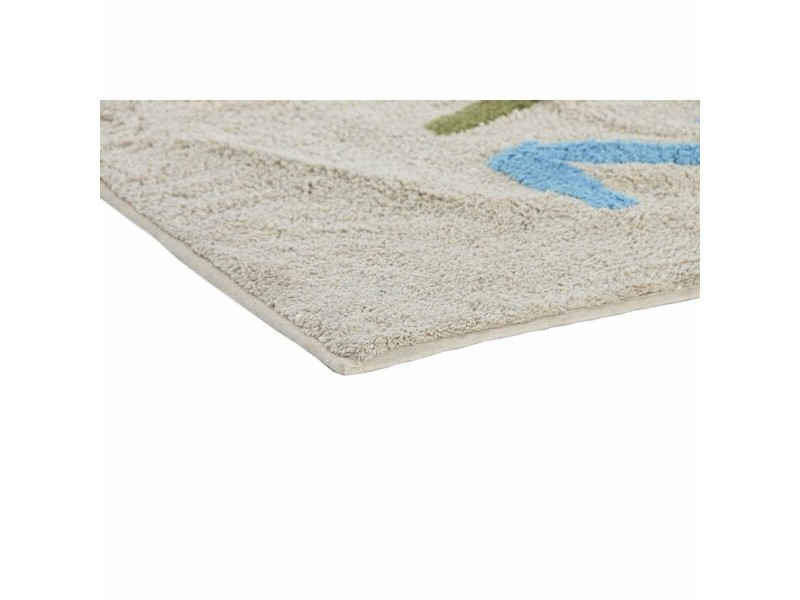 Килим Home ESPRIT Бял Многоцветен Детски 100 x 150 x 1,5 cm