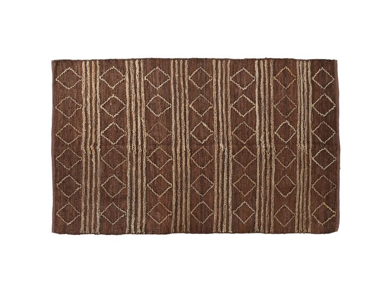 Килим Home ESPRIT Кафяв Ромб 160 x 230 x 1 cm