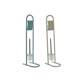 Поставка за Тоалетна Хартия Home ESPRIT Бял цвят тюркоаз Метал 30 x 16 x 78,5 cm (2 броя)