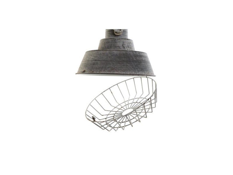 Полилей Home ESPRIT Сив Дървен Метал Желязо 25 W 39 x 39 x 45 cm