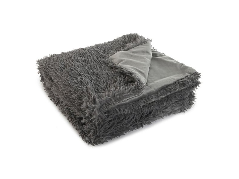 Одеяло Home ESPRIT Сив 130 x 170 cm