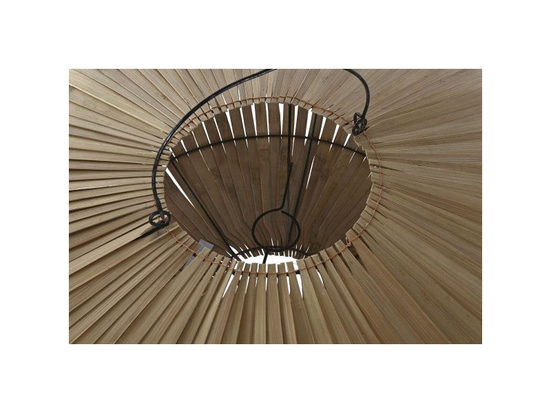 Купол на Лампа Home ESPRIT Естествен Бамбук 80 x 80 x 33 cm