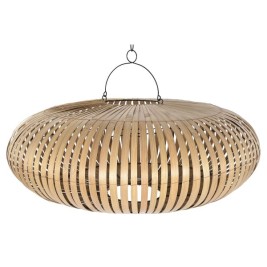 Купол на Лампа Home ESPRIT Естествен Бамбук 80 x 80 x 33 cm
