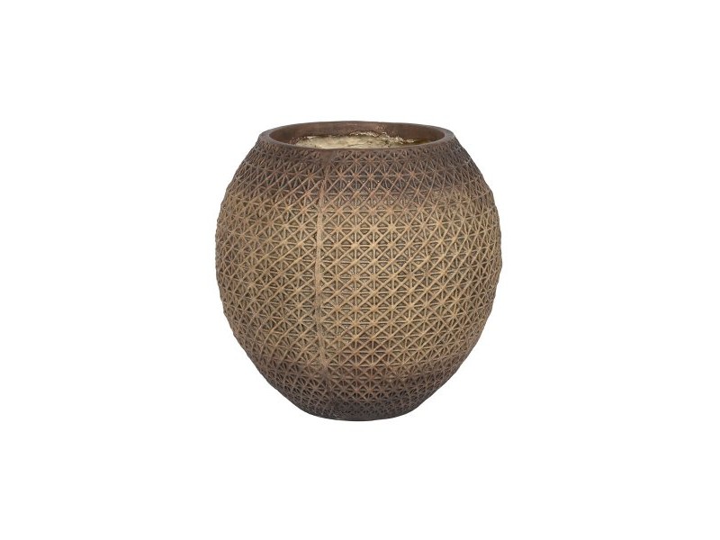Саксия Home ESPRIT Кафяв Магнезиев 37 x 37 x 43 cm