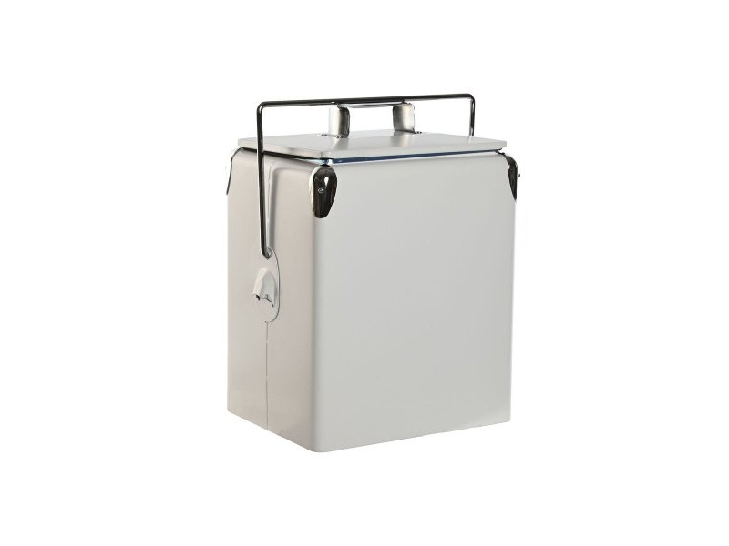 Преносима Хладилна Чанта Home ESPRIT Бял PVC Метал Стомана полипропилен 17 L 32 x 24 x 36 cm