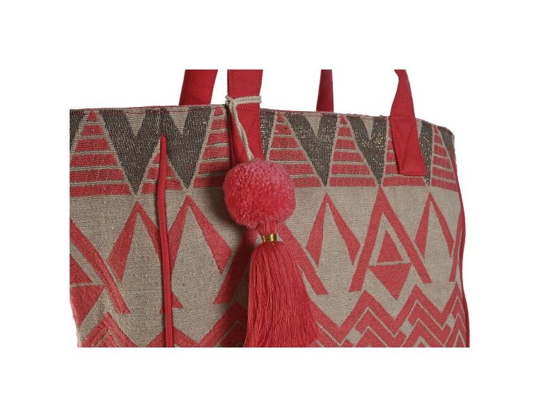 Чанта за Рамо Home ESPRIT Бежов Фуксия 31 x 16 x 66 cm Чанта за Рамо Home ESPRIT Бежов Фуксия 31 x 16 x 66 cm