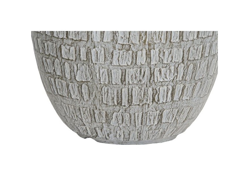 Комплект саксии Home ESPRIT Сив Фибростъкло Магнезиев 55 x 55 x 55,5 cm (3 броя)