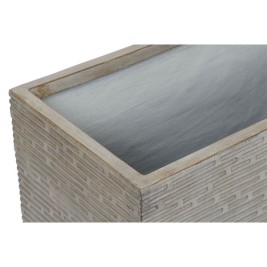 Саксия Home ESPRIT Бежов Фибростъкло Магнезиев 74,5 x 37,5 x 37,5 cm