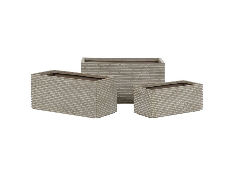 Саксия Home ESPRIT Бежов Магнезиев 74,5 x 37,5 x 37,5 cm