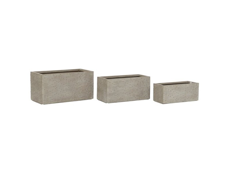 Саксия Home ESPRIT Бежов Магнезиев 74,5 x 37,5 x 37,5 cm Саксия Home ESPRIT Бежов Магнезиев 74,5 x 37,5 x 37,5 cm