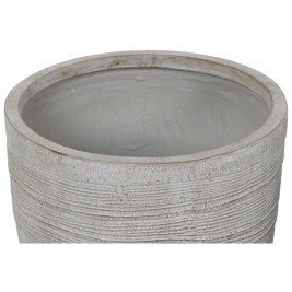 Комплект саксии Home ESPRIT Бежов Фибростъкло Магнезиев 45 x 45 x 43 cm (3 броя)