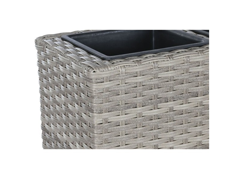 Саксия Home ESPRIT полипропилен Pатан 95 x 26 x 80 cm